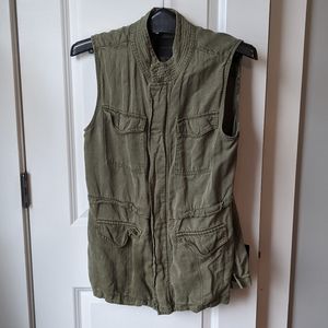 Sanctuary army green vest